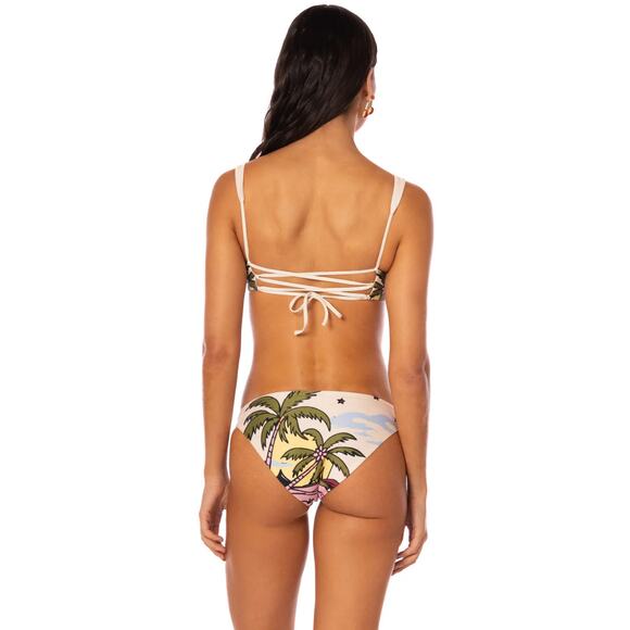 Maaji Isla Vibes Flirt Low Rise Thin Side Bikini Bottom nwt various sizes - Picture 2 of 6